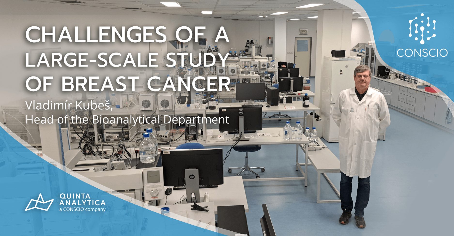 Challenges of a large-scale study of breast cancer